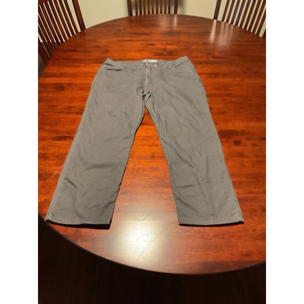 Carhartt Mens Relaxed Fit Pants Work Canvas Cotton Gray Size 42x32